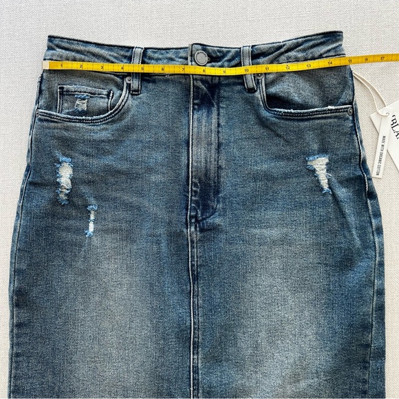 BLANKNYC Denim Maxi Skirt in High Street - Picture 12 of 16